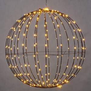 Светодиодный шар Bright Ball 40 см, 240 экстра теплых белых LED ламп, IP44 Koopman фото 1