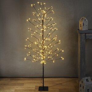 Светодиодное дерево Maja 150 см, 360 теплых белых BIG LED ламп, таймер, IP44 Koopman фото 1