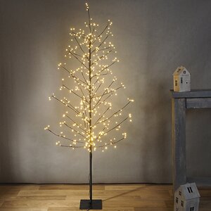 Светодиодное дерево Maja 180 см, 480 теплых белых BIG LED ламп, таймер, IP44 Koopman фото 1