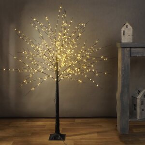 Светодиодное дерево Вейрфилд 150 см, 600 теплых белых LED ламп, IP44 Koopman фото 1