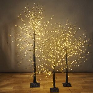 Светодиодное дерево Вейрфилд 150 см, 600 теплых белых LED ламп, IP44 Koopman фото 2