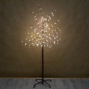 Светодиодное дерево Сказочная Липа 150 см 200 теплых белых мини LED ламп, IP44 Koopman фото 1