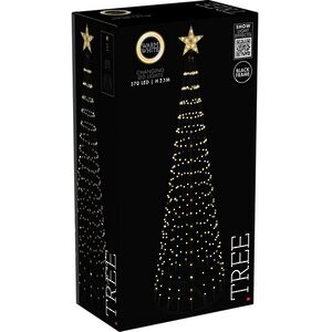 Светодиодная елка Radianta 210 см, 370 теплых белых LED ламп, пульт управления, контроллер, IP44 Koopman фото 2