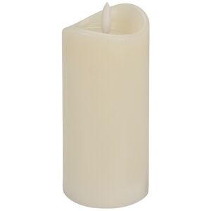 Светодиодная свеча с имитацией пламени Кертон 15 см, слоновая кость, на батарейках, таймер Koopman фото 5
