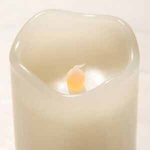 Светодиодная свеча Merano 9 см слоновая кость, мерцающее пламя, на батарейках, таймер Koopman фото 2