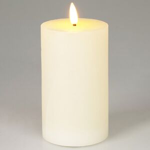 Светодиодная восковая свеча Rustic 12.5 см слоновая кость, мерцающее пламя, на батарейках, таймер Koopman фото 6