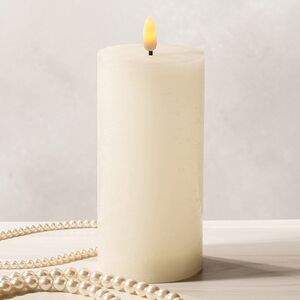 Светодиодная восковая свеча Rustic 15 см слоновая кость, мерцающее пламя, на батарейках, таймер Koopman фото 5