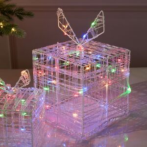 Светящиеся Волшебные Подарки под елку 10-20 см, 3 шт, 90 разноцветных мини LED ламп Koopman фото 4