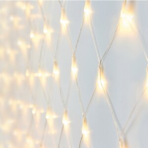 Гирлянда Сетка Koopman 3*1.5 м, 320 теплых белых LED ламп, прозрачный ПВХ, IP44