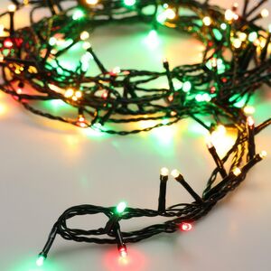 Светодиодная гирлянда Koopman Comfort Italian 18 м, 240 разноцветных LED ламп, зеленый ПВХ, контроллер, таймер, IP44 Koopman фото 2