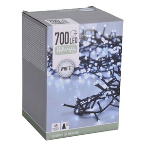 Светодиодная гирлянда Koopman Snake Comfort Basic 14 м, 700 холодных белых LED ламп, зеленый ПВХ, контроллер, IP44 Koopman фото 6