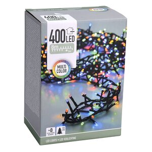 Светодиодная гирлянда Koopman Snake Comfort Basic 8 м, 400 разноцветных LED ламп, зеленый ПВХ, контроллер, IP44 Koopman фото 6