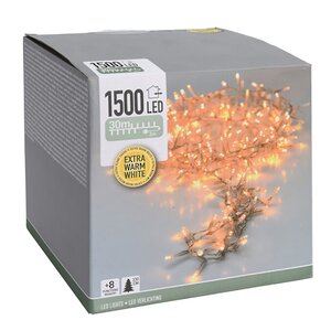 Светодиодная гирлянда Koopman Snake Comfort Basic 30 м, 1500 экстра теплых белых LED ламп, прозрачный ПВХ, контроллер, таймер, IP44 Koopman (Купман) фото 2