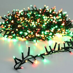 Светодиодная гирлянда Koopman Snake Comfort Italian 8 м, 400 разноцветных LED ламп, зеленый ПВХ, контроллер, таймер, IP44 Koopman фото 2