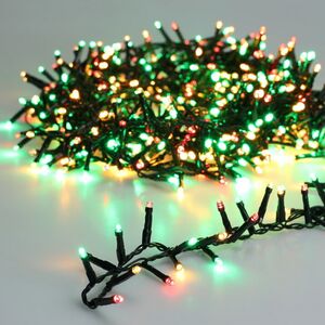 Светодиодная гирлянда Koopman Snake Comfort Italian 16 м, 800 разноцветных LED ламп, зеленый ПВХ, контроллер, таймер, IP44 Koopman фото 2