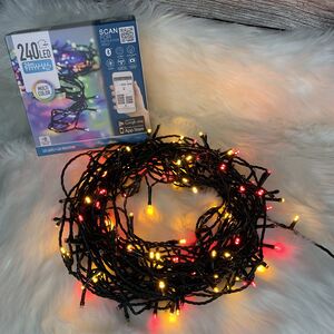 Светодиодная гирлянда Koopman Comfort 24 м, 240 разноцветных LED ламп, зеленый ПВХ, управление с телефона, контроллер, диммер, IP44 Koopman (Купман) фото 2