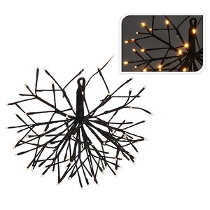 Светодиодный Ежик, темно-коричневый, 45 см, 96 ТЕПЛЫЕ БЕЛЫЕ лампы Koopman (Купман) фото 3