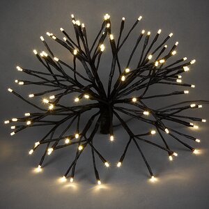 Светодиодный Ежик, темно-коричневый, 45 см, 96 ТЕПЛЫЕ БЕЛЫЕ лампы Koopman (Купман) фото 2