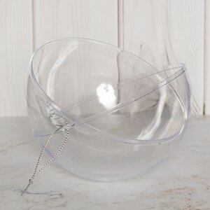 Разъемный пластиковый шар Sfera Chiaro 12 см