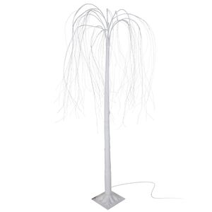 Светодиодное дерево Северная Ива 180 см белое, 144 теплых белых мини LED лампы, IP44 Koopman фото 2