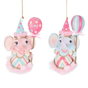 Елочная игрушка Слоник Жюли - Circus Birthday 13 см Goodwill фото 2