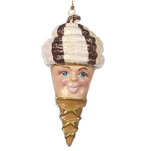 Елочная игрушка Мороженое Шоколадная Затея - Cabriolet a Glace 10 см, подвеска Goodwill фото 1