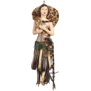 Елочная игрушка Lady Leo Pardino - Diva Grandiose 15 см, подвеска Goodwill фото 1
