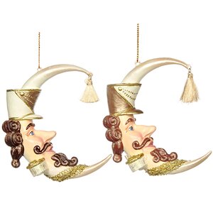 Елочная игрушка Месяц Щелкунчик - герой Рождественской Сказки 12 см, подвеска Goodwill фото 2
