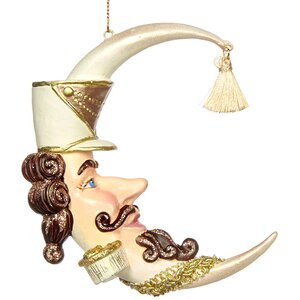 Елочная игрушка Месяц Щелкунчик - герой Рождественской Сказки 12 см, подвеска Goodwill фото 1
