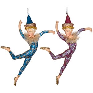 Елочная игрушка Танцор Меркуцио - Венецианский Маскарад 16 см, подвеска Goodwill фото 2