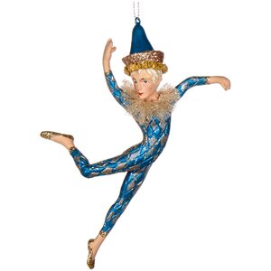 Елочная игрушка Танцор Меркуцио - Венецианский Маскарад 16 см, подвеска Goodwill фото 1