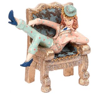 Декоративная фигурка Леди Честейн в синих туфельках 10 см Goodwill фото 1