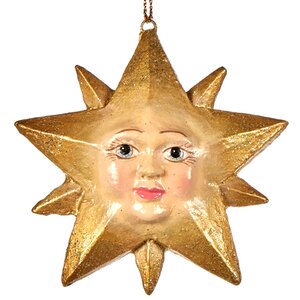Елочная игрушка Звезда Ариан 8 см, подвеска Goodwill фото 1