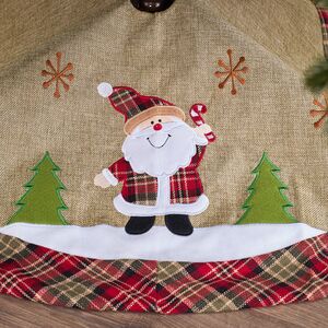 Юбка для елки Мистер Клаус ловит снежинки 90 см Peha фото 2