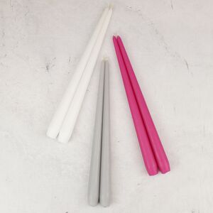 Высокая свеча 40 см Андреа Velvet фуксия Candleslight фото 3