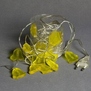 Гирлянда Колокольчики, 20 теплых белых микроламп 2 м, прозрачный ПВХ, IP20 Snowhouse фото 5