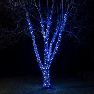 Гирлянды на дерево Клип Лайт Legoled 100 м, 750 синих LED, черный КАУЧУК, IP54 BEAUTY LED фото 1