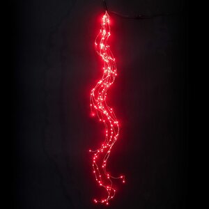 Гирлянда Лучи Росы 20*1.5 м, 350 красных MINILED ламп, серебряная проволока, IP20 BEAUTY LED фото 1
