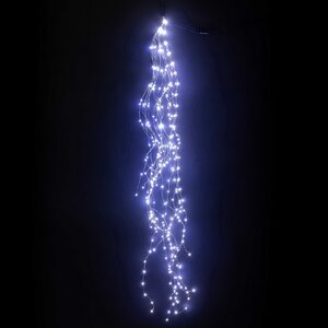 Гирлянда Лучи Росы 20*1.5 м, 350 холодных белых MINILED ламп, серебряная проволока BEAUTY LED фото 1