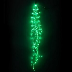 Гирлянда Лучи Росы 25*2.5 м, 700 зеленых MINILED ламп, проволока - цветной шнур BEAUTY LED фото 1