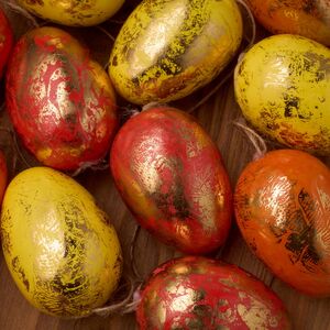 Пасхальные подвески Яйца - Sunny Easter 6 см, 12 шт Breitner фото 2