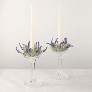 Стеклянный подсвечник Maggio 16 см, двусторонний EDG фото 4