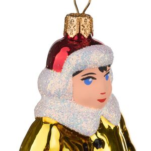 Стеклянная елочная игрушка Малыш 8 см, подвеска Фабрика Елочка фото 3