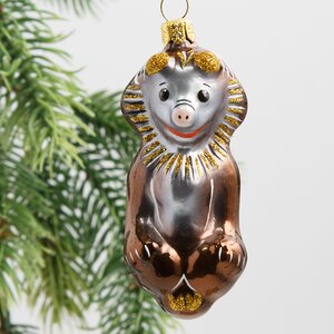 Набор стеклянных елочных игрушек Черевички 7-11 см, 6 шт, подвеска Фабрика Елочка фото 3