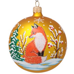 Набор стеклянных елочных шаров Лесная Сказка 5-9 см, 13 шт Фабрика Елочка фото 5