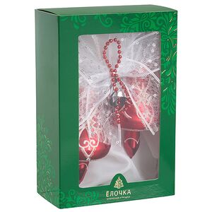 Новогоднее украшение Колокольчики - Колокольный Звон 12 см, стекло Фабрика Елочка фото 5