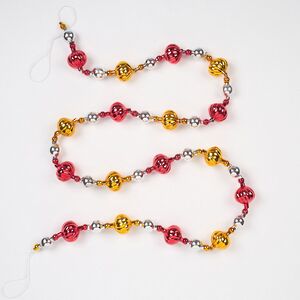 Стеклянные бусы на елку Дольки 120 см Фабрика Елочка фото 4