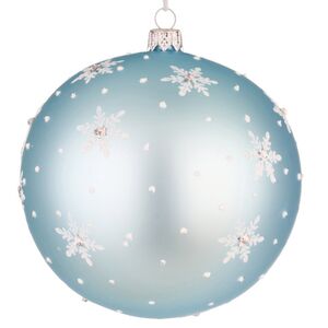 Стеклянный елочный шар Северная сказка 11 см Фабрика Елочка фото 4
