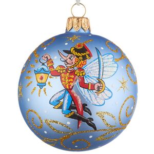 Набор стеклянных елочных шаров Муха-Цокотуха 8 см, 4 шт Фабрика Елочка фото 4