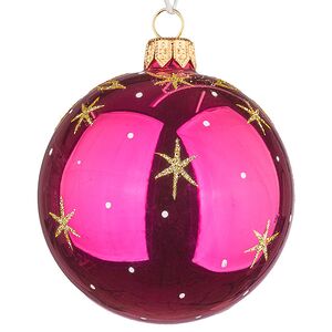 Набор стеклянных елочных шаров Муха-Цокотуха 8 см, 4 шт Фабрика Елочка фото 8